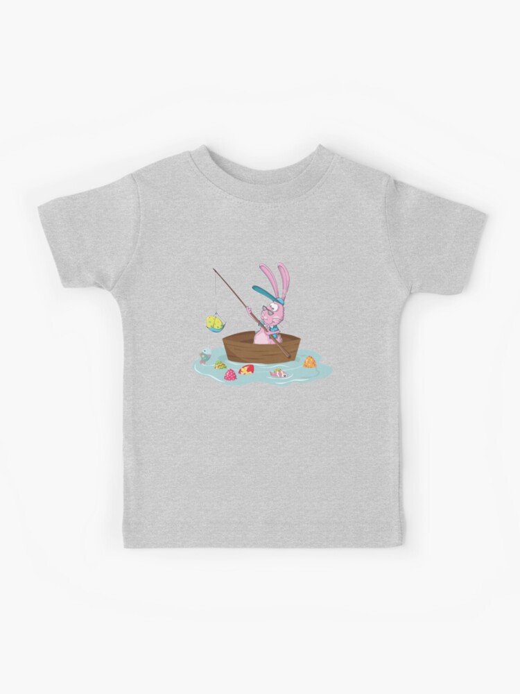 Easter Custom Toddler Shirt , Embroidered Tshirt, Fishing Embroidery Design  