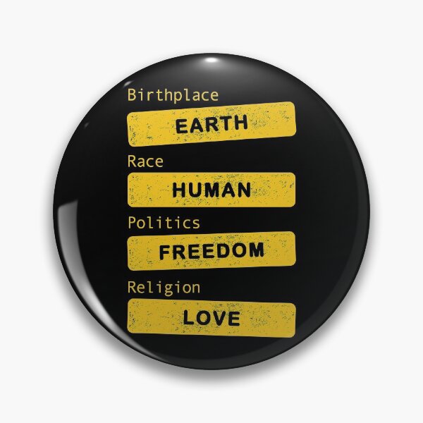 Item preview, Birthplace Earth Grunge - Human Freedom Love designed and sold by onicon.