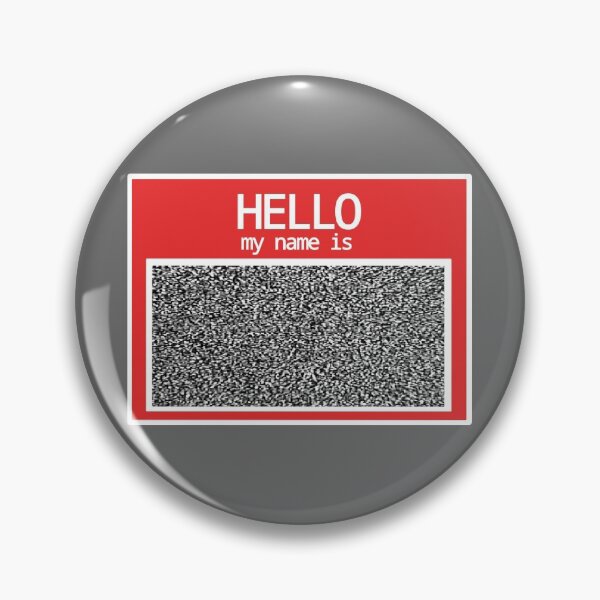 Item preview, [REDACTED] Nametag designed and sold by Glitch4Nov.