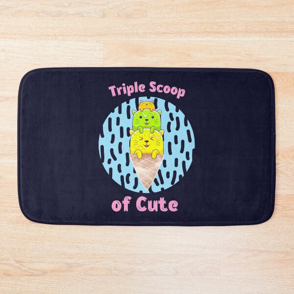 Item preview, Triple Scoop of Cute. Kittens and Ice Cream. Adorable. designed and sold by shirtdan.