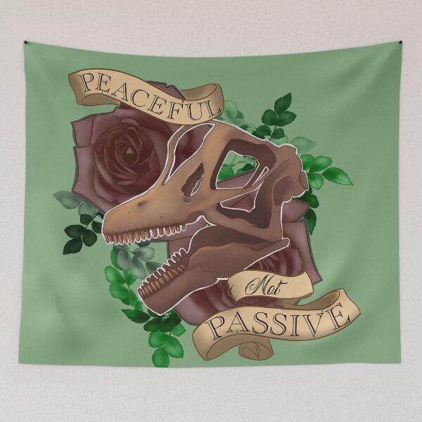 Item preview, Peaceful, not Passive. designed and sold by TK-Moriartist.