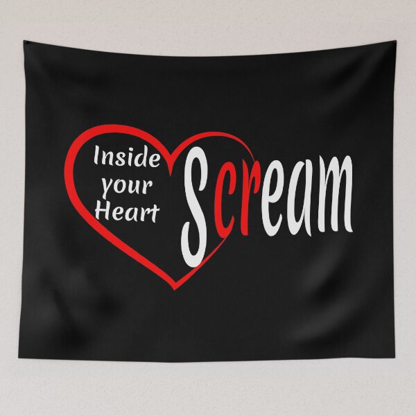 Item preview, scream inside your heart designed and sold by khalidelk.