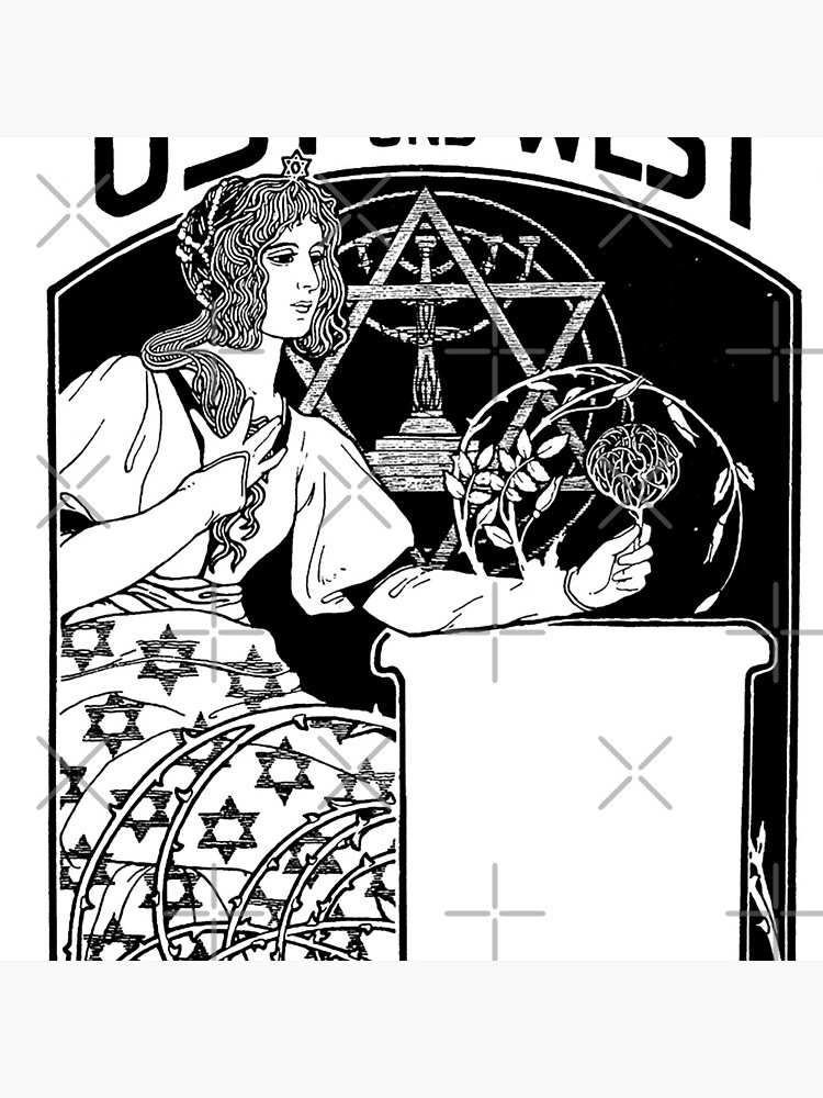 HD. East and West, by Ephraim Moses Lilien by mindthecherry