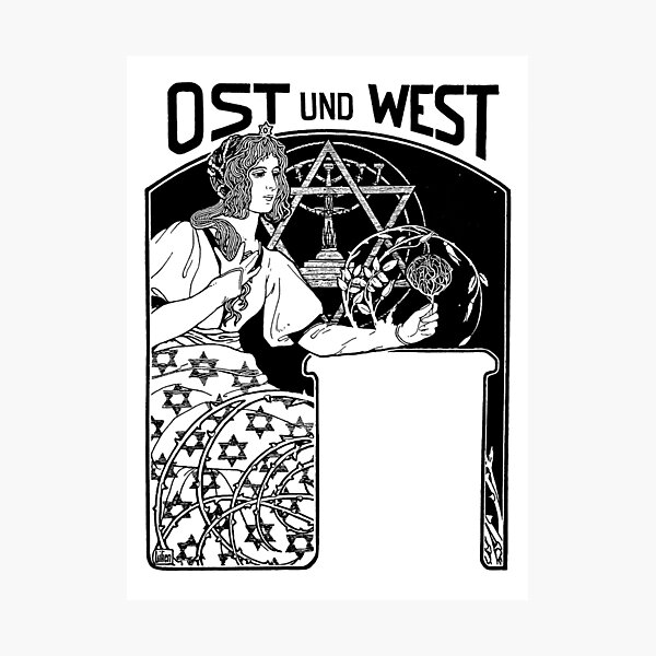 Item preview, HD. East and West, by Ephraim Moses Lilien designed and sold by MINDTHECHERRY.