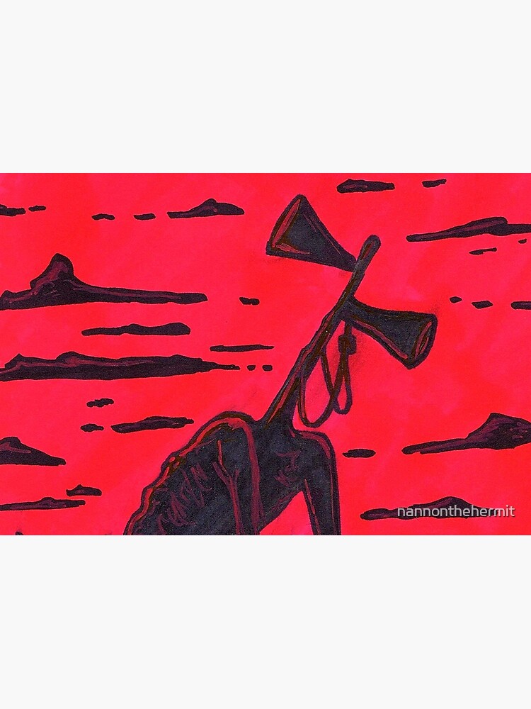 "Siren Head" Hardcover Journal by nannonthehermit Redbubble