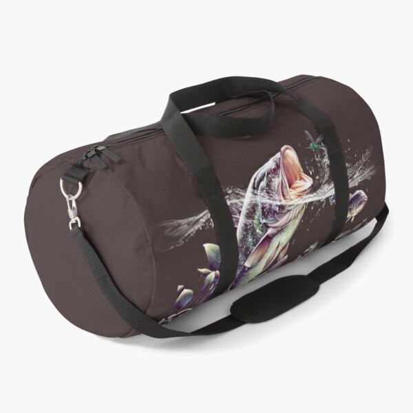 bass fishing Duffle Bag for Sale by kvasay