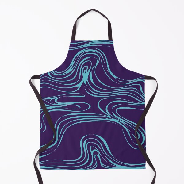 Item preview, Seaside Serenity: Abstract Ocean Waves Pattern designed and sold by Mrsmauve.