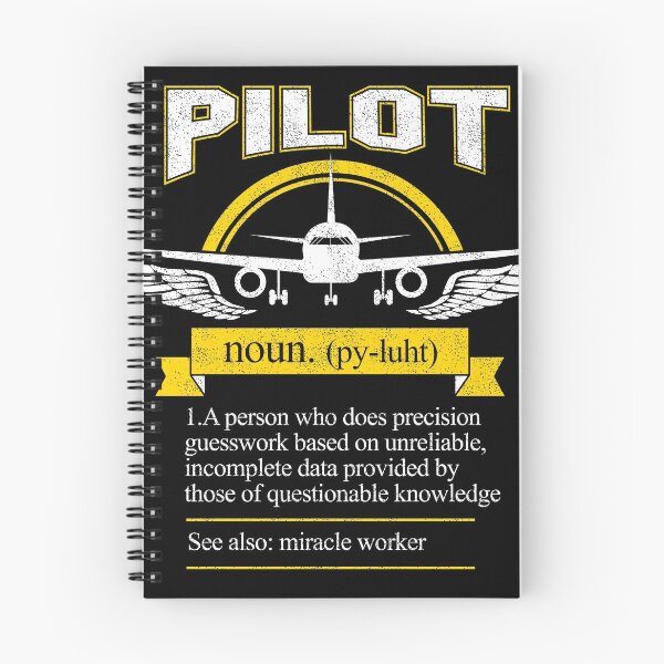 Item preview, Funny Pilot Dictionary Definition designed and sold by CattleandCrow.