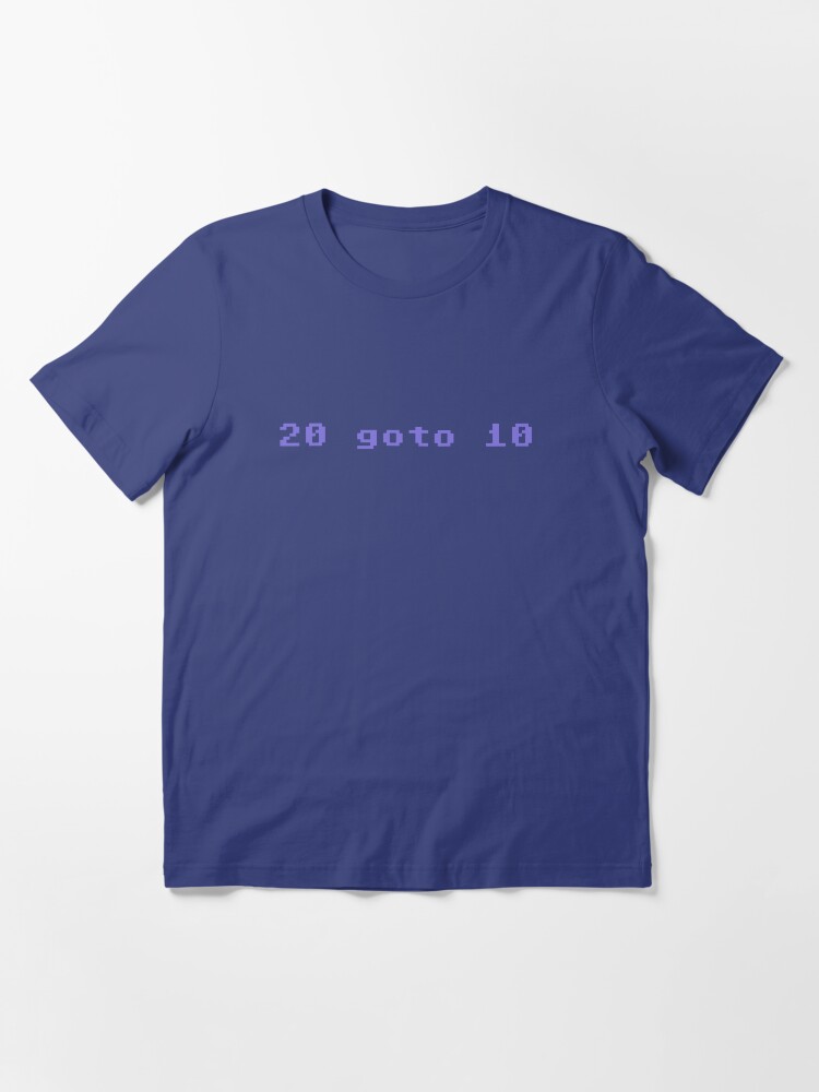 Alternate view of 20 goto 10 Essential T-Shirt