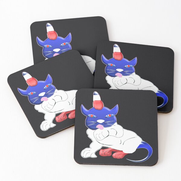 Item preview, The Kitten unicorn blue white red National Holiday of July 14th  designed and sold by Ralek.