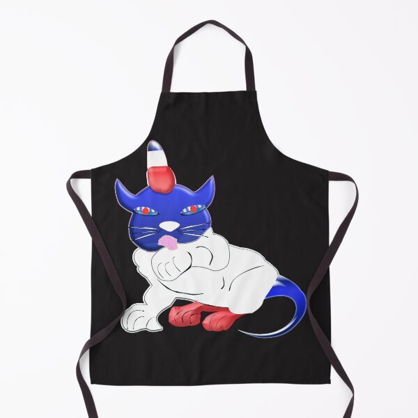 Item preview, The Kitten unicorn blue white red National Holiday of July 14th designed and sold by Ralek.