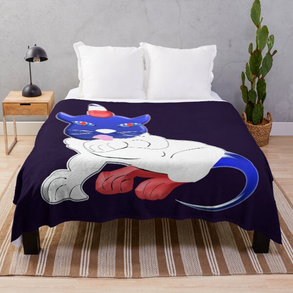 Item preview, The Kitten unicorn blue white red National Holiday of July 14th designed and sold by Ralek.