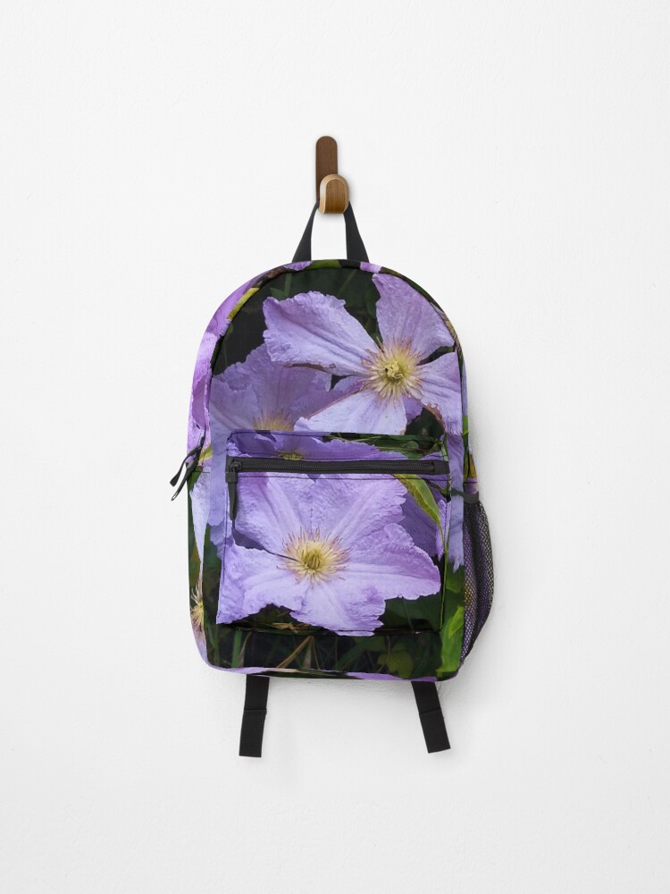Thumbnail 1 of 3, Backpack, CLEMATIS designed and sold by DebbieThompson.