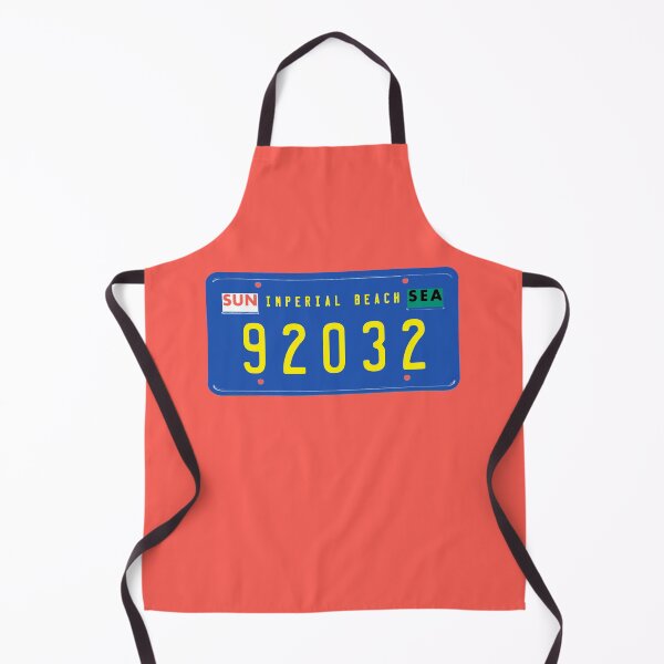 Item preview, Imperial Beach retro ZIP code license plate designed and sold by KLondike-5.