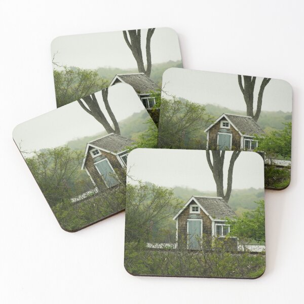 Item preview, Cedar Shingled Shack By The Train Tracks and Bay designed and sold by ManiacMoose.