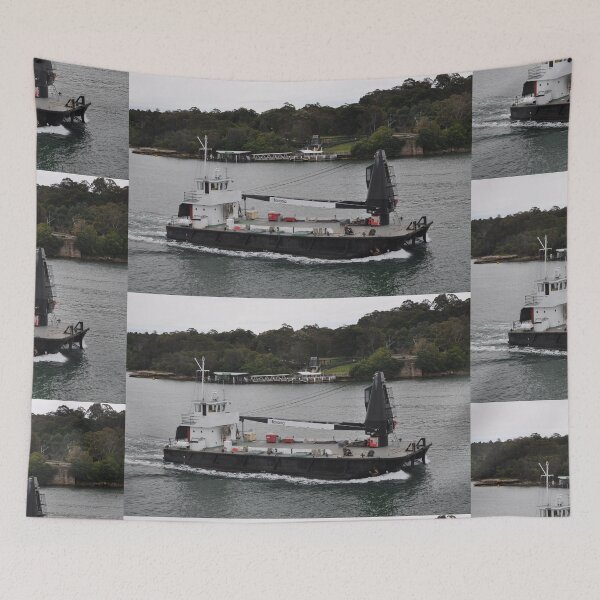 Item preview, Crane Workboat, Parramatta River, NSW, Australia 2018 designed and sold by muz2142.