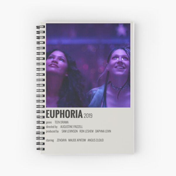 Euphoria Poster Spiral Notebook