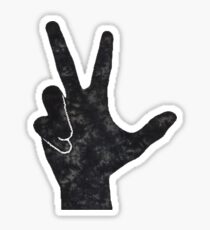 Vandy Hand Sign - Tie Dye Sticker