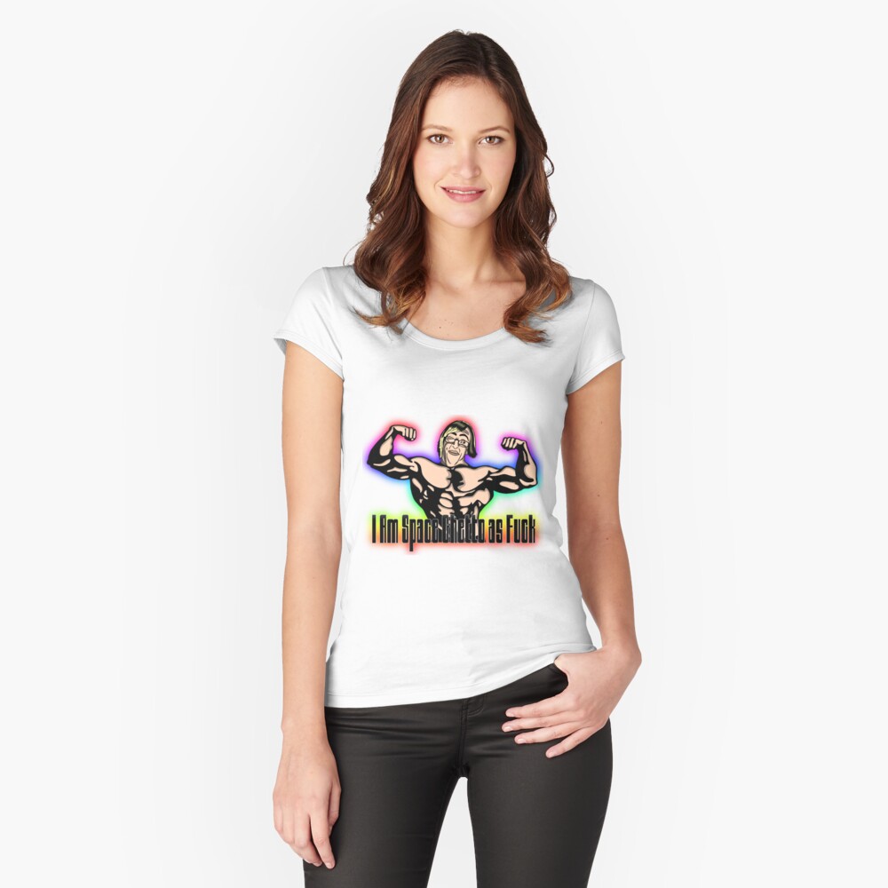 Item preview, Fitted Scoop T-Shirt designed and sold by nigamajiga.