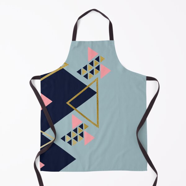 Item preview, Modern Geometric Art Print - Navy, Pink, and Gold Abstract Design designed and sold by Mrsmauve.