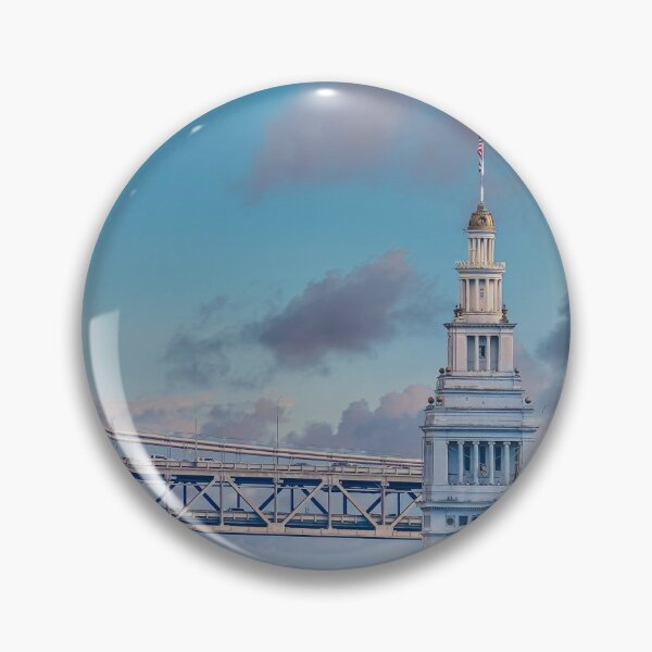 Item preview, Ferry Building and Bay Bridge designed and sold by dbvirago.