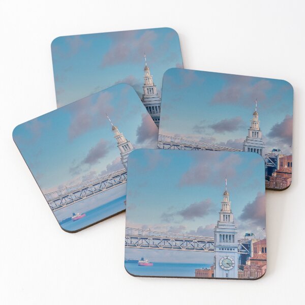 Item preview, Ferry Building and Bay Bridge designed and sold by dbvirago.