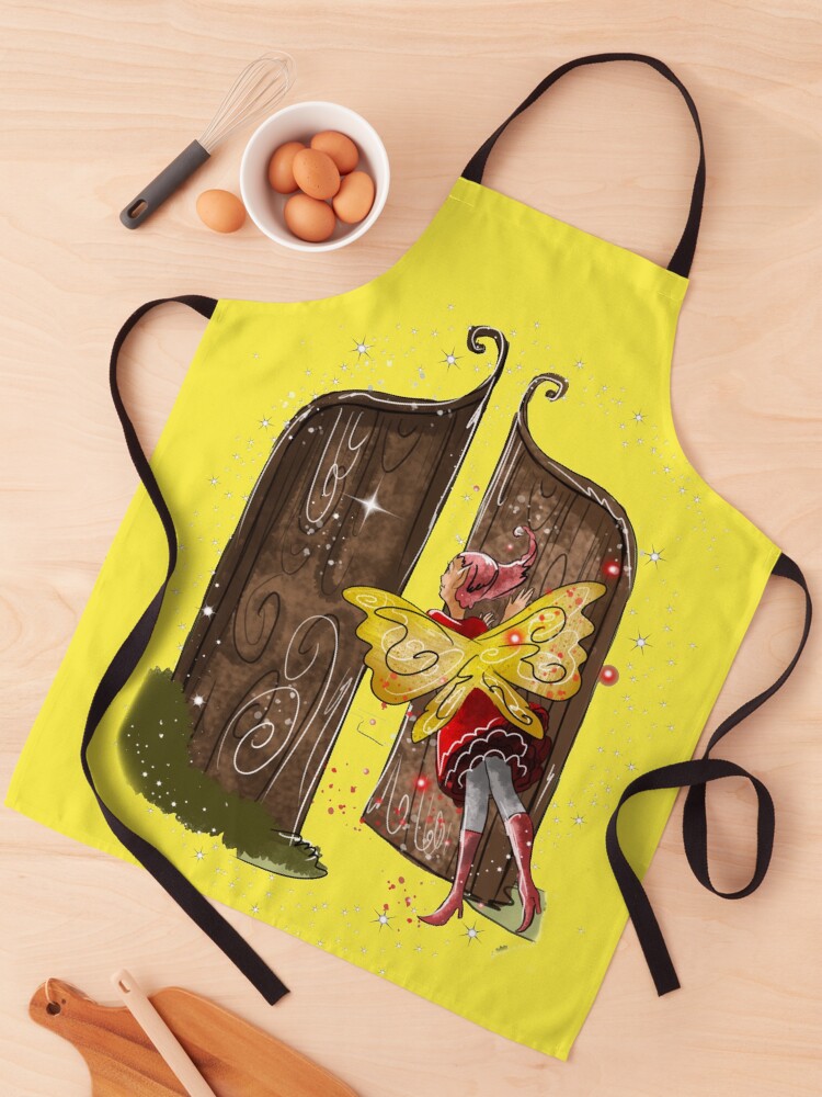 Thumbnail 1 of 6, Apron, Gelsey the Gate Fairy™ designed and sold by TeelieTurner.