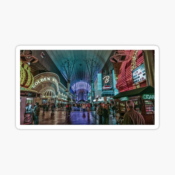 Artikel-Vorschau von  Sie müssen die Fremont Street und einige der alten Casinos in der Innenstadt besuchen., designt und verkauft von dbvirago.