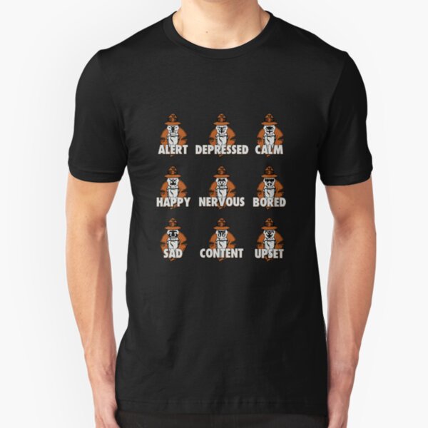 Many Emotions of Rorschach Slim Fit T-Shirt