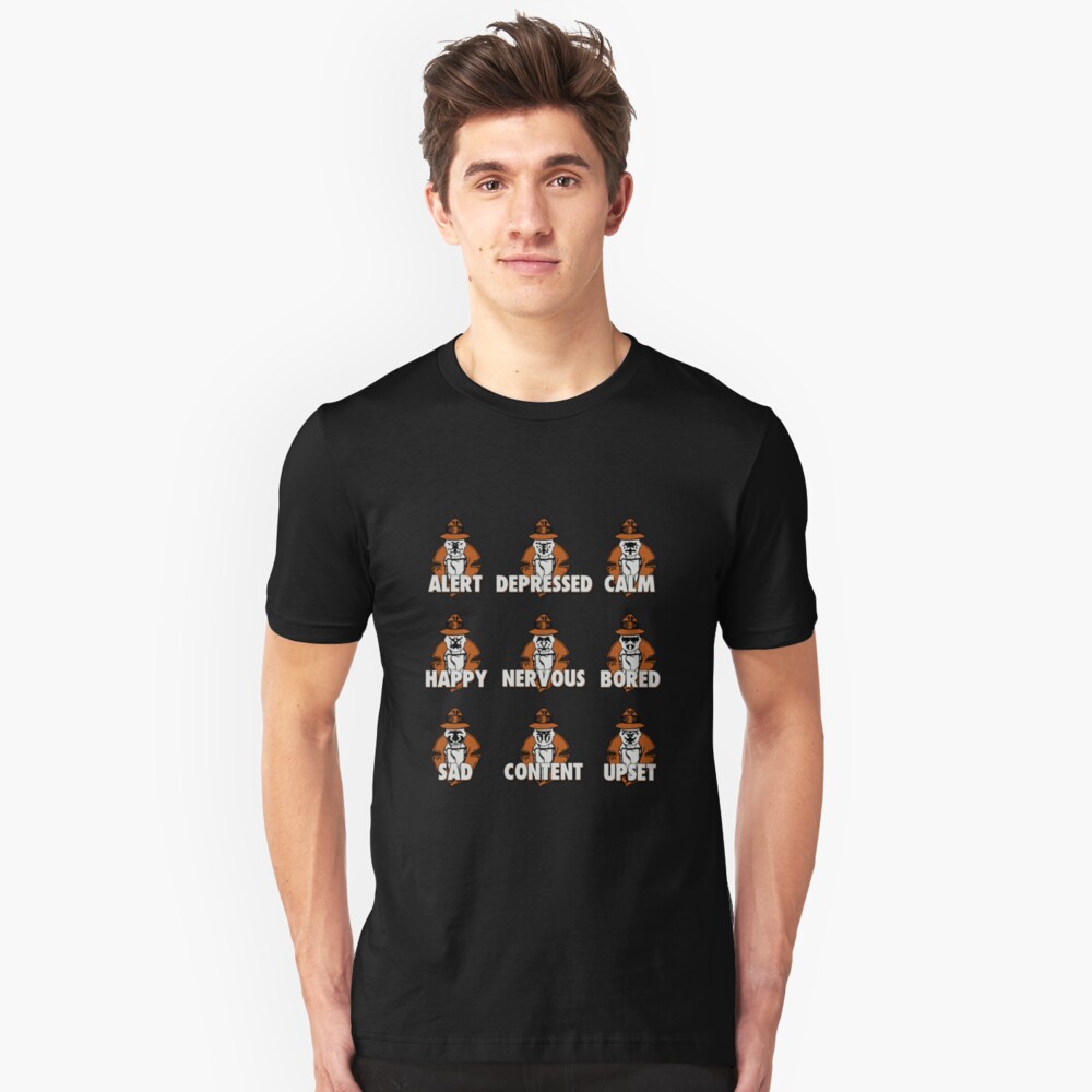 Many Emotions of Rorschach Slim Fit T-Shirt
