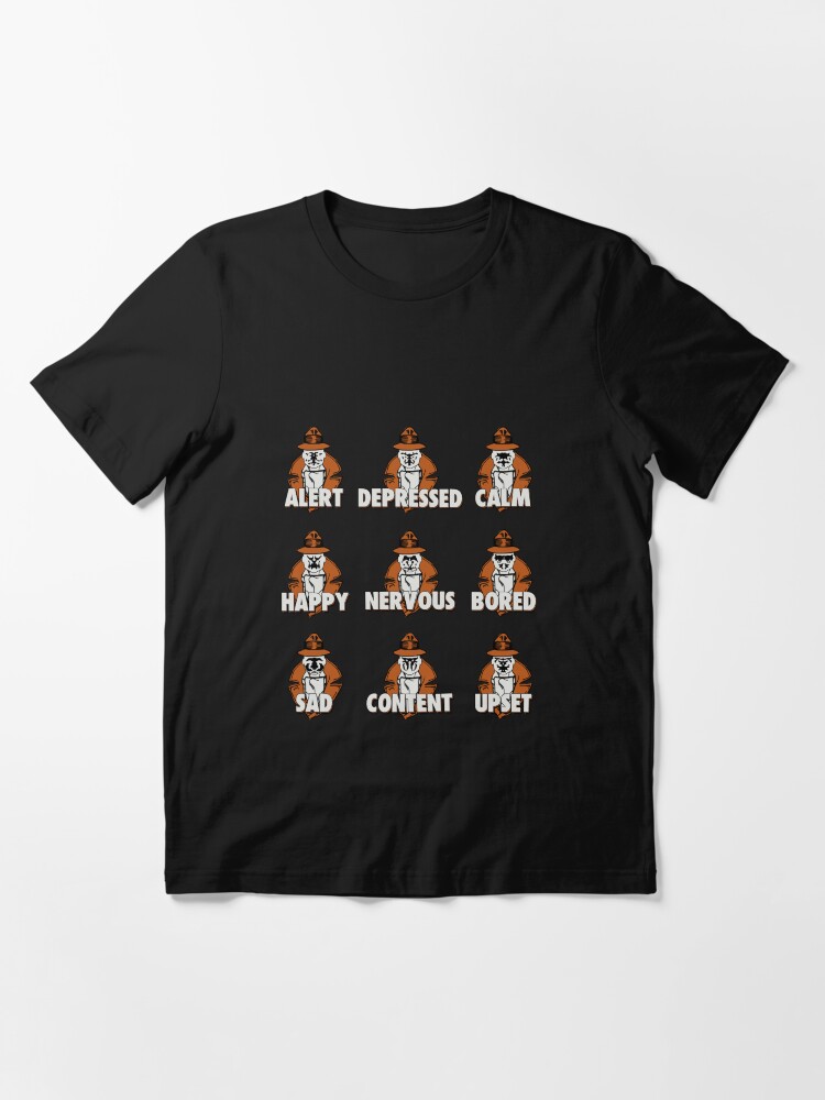 Thumbnail 2 of 7, Essential T-Shirt, Many Emotions of Rorschach designed and sold by TapedApe.