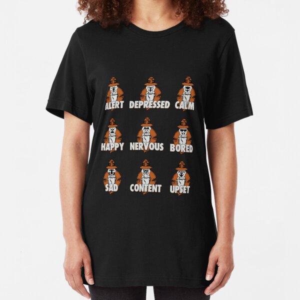 Many Emotions of Rorschach Slim Fit T-Shirt