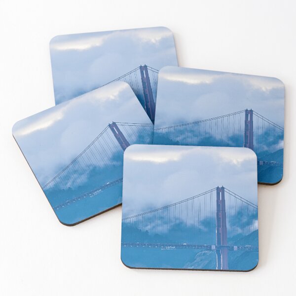 Item preview, Golden Gate Against Foggy Hills designed and sold by dbvirago.