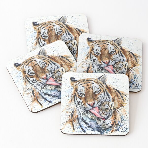 Item preview, Tiger with cub designed and sold by Kostart.