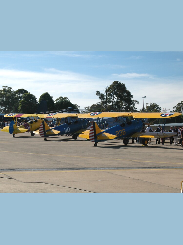 "Nowra Airshow 3 Boeing Steerman/Kaydets,Australia 2007" Tshirt for