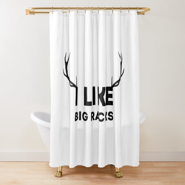 I Like Big Racks - Slim Fit T-Shirt Shower Curtain