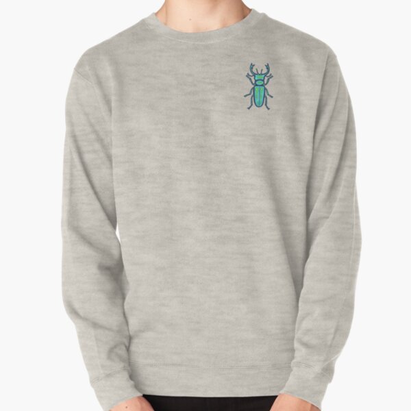 Topographic Beetle Pullover Sweatshirt