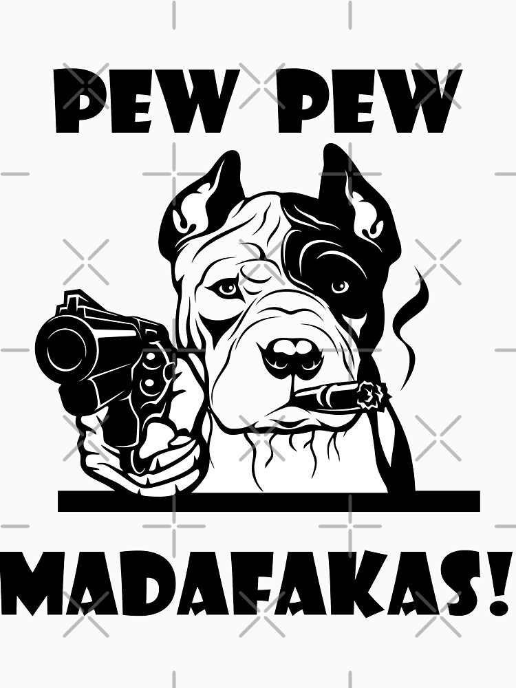 pew pew cat Dog T-Shirt