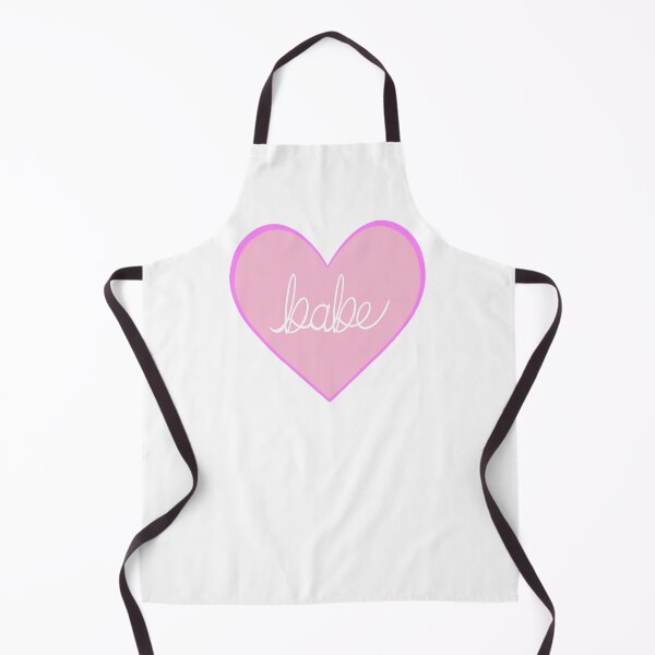 Item preview, Babe - Cute Pink and White Heart Print designed and sold by Aryeh Studio.