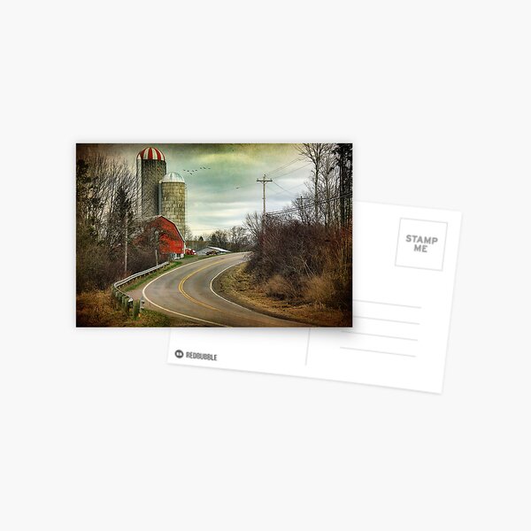 Roadside Reds Postcard