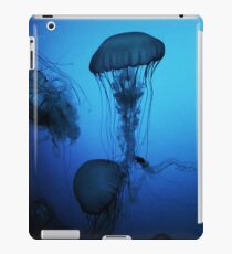 Portrait of a Jellyfish- Blue iPad Case/Skin