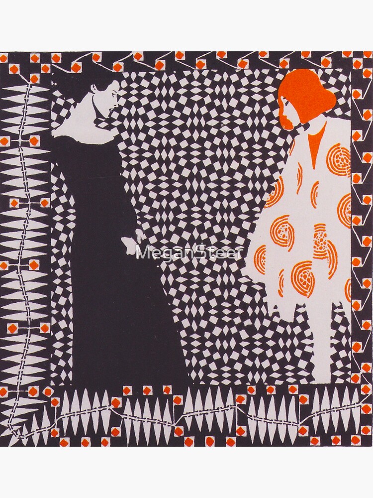 Thumbnail 3 of 3, Sticker, Early Spring by Koloman Moser, 1901 designed and sold by MeganSteer.