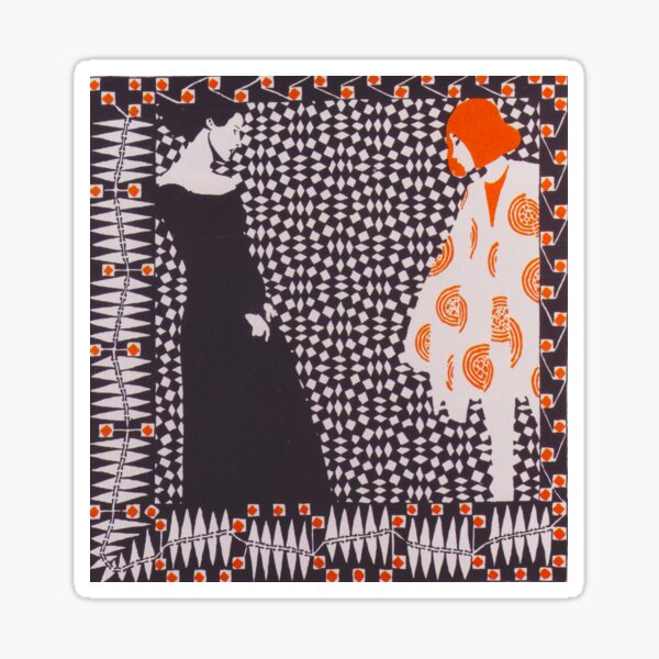 Early Spring by Koloman Moser, 1901 Sticker