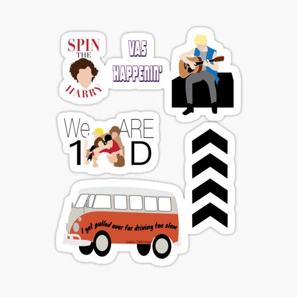 one direction stickers redbubble