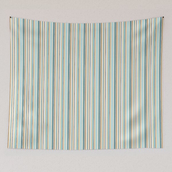 Item preview, Hope Stripe Turquoise Gold designed and sold by Pinking-Sher.