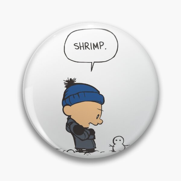Item preview, calvin and hobbes - shrimp snowman designed and sold by cameronbaba.