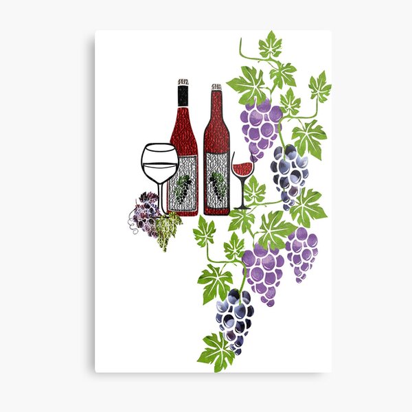 Wine Metal Print