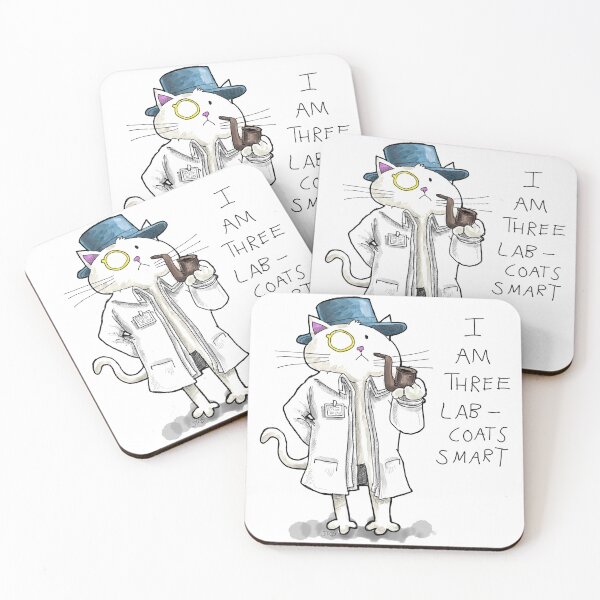 Item preview, Dapper Cat - Lab Coats designed and sold by johnnybuzt.