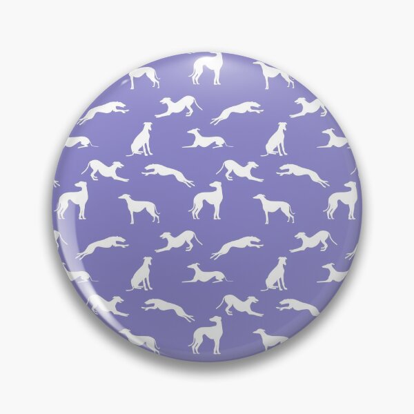 Item preview, Greyhound Silhouettes - White on 8A85CB designed and sold by GreytGraphicals.