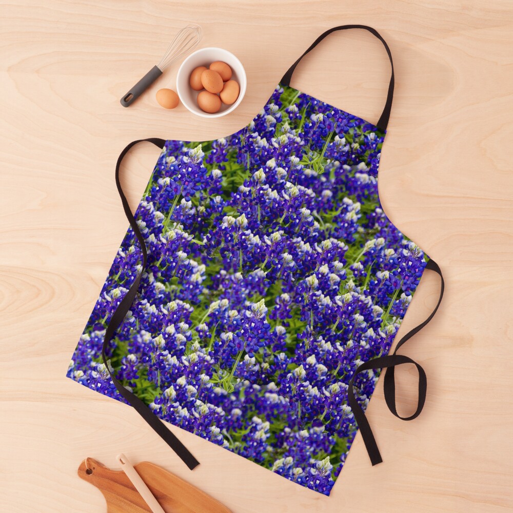 Texas Bluebonnets Apron